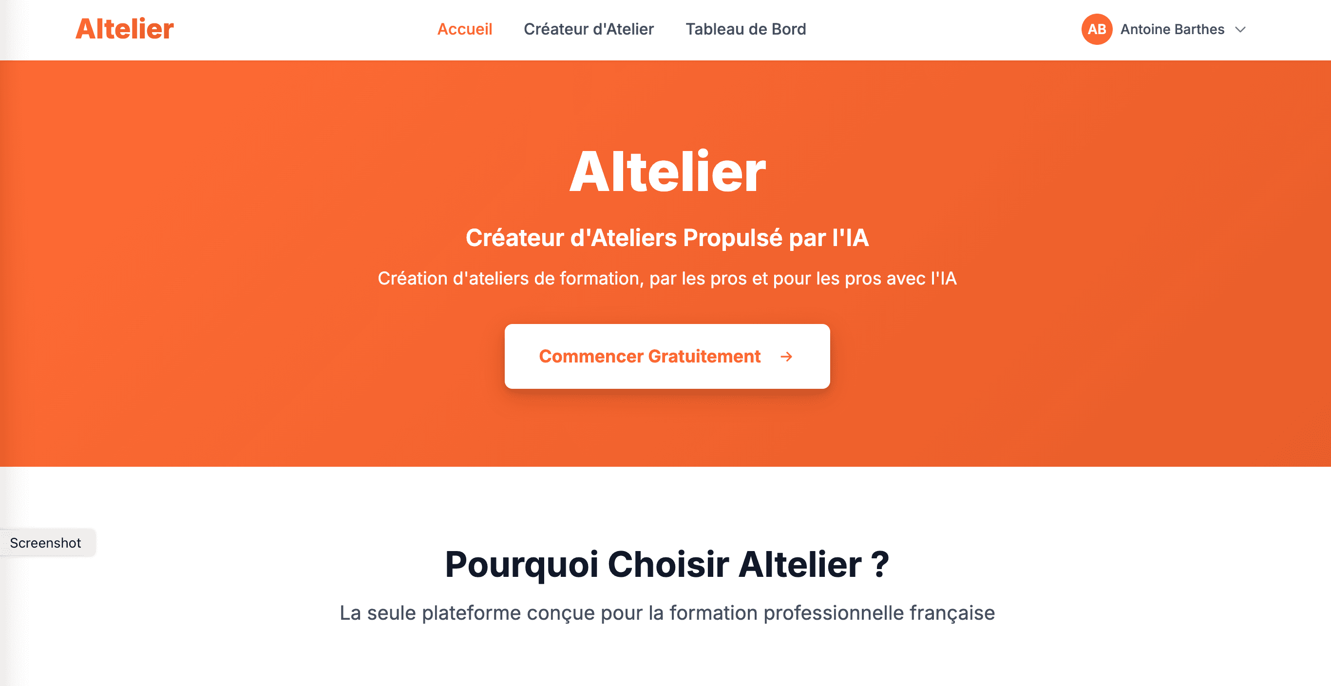 Aitelier - Créateur d'ateliers interactifs IA